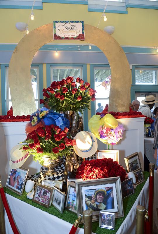 The winner’s circle at the Beach BBQ.